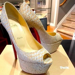 Christian Louboutin "Jamie" 160 platforms Heels
